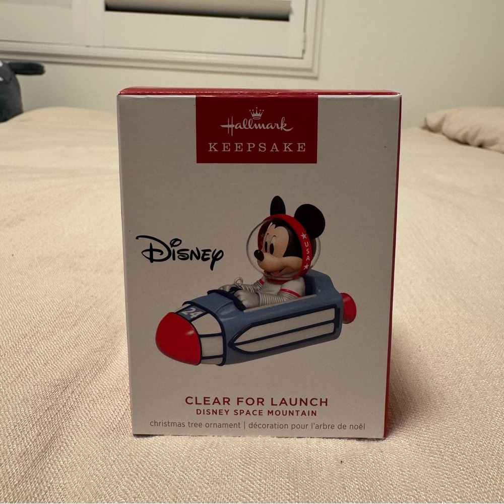 2024 Hallmark Keepsake Disney Space Mountain Mickey “Clear for Launch” Ornament